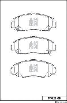 MK Kashiyama D5122MH - Jarrupala, levyjarru inparts.fi