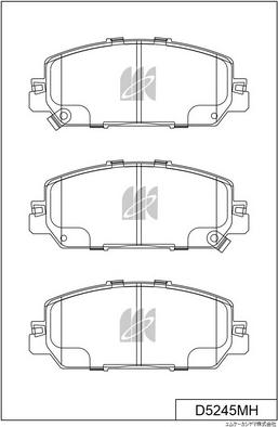 MK Kashiyama D5245MH - Jarrupala, levyjarru inparts.fi