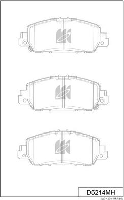 MK Kashiyama D5214MH - Jarrupala, levyjarru inparts.fi