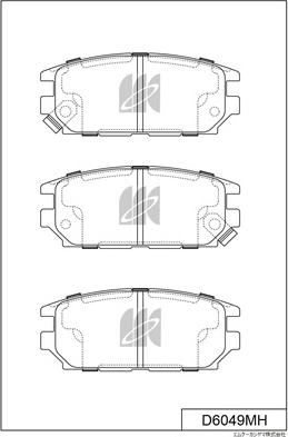 MK Kashiyama D6049MH - Jarrupala, levyjarru inparts.fi