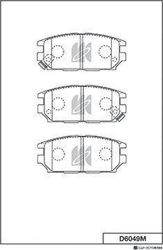 MK Kashiyama D6049M - Jarrupala, levyjarru inparts.fi