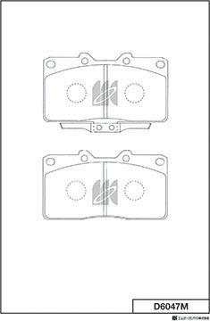 MK Kashiyama D6047M - Jarrupala, levyjarru inparts.fi