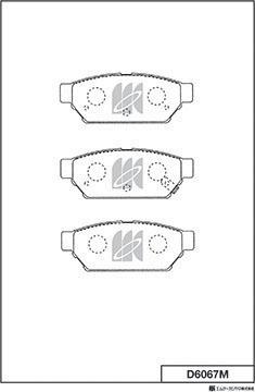 MK Kashiyama D6067M - Jarrupala, levyjarru inparts.fi