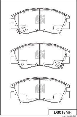 MK Kashiyama D6018MH - Jarrupala, levyjarru inparts.fi