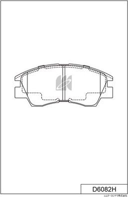 MK Kashiyama D6082H - Jarrupala, levyjarru inparts.fi