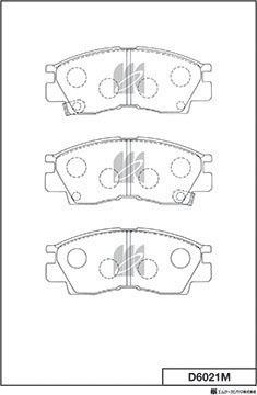 MK Kashiyama D6021M - Jarrupala, levyjarru inparts.fi