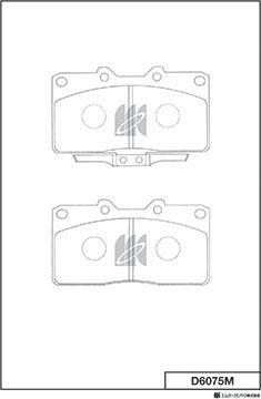 MK Kashiyama D6075M - Jarrupala, levyjarru inparts.fi