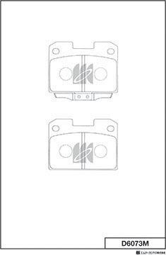 MK Kashiyama D6073M - Jarrupala, levyjarru inparts.fi