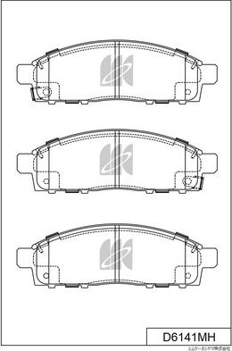 MK Kashiyama D6141MH - Jarrupala, levyjarru inparts.fi