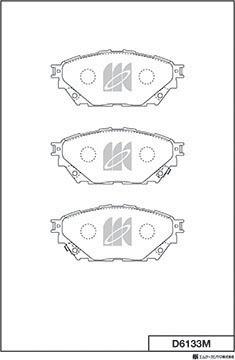 MK Kashiyama D6133M - Jarrupala, levyjarru inparts.fi