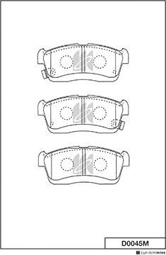 MK Kashiyama D0045M - Jarrupala, levyjarru inparts.fi