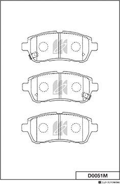 MK Kashiyama D0051M - Jarrupala, levyjarru inparts.fi