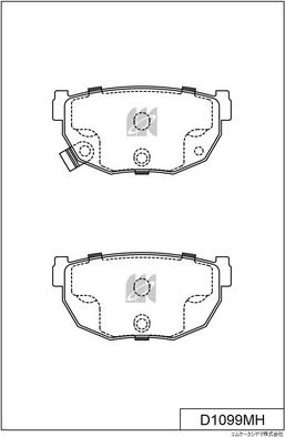 MK Kashiyama D1099MH - Jarrupala, levyjarru inparts.fi