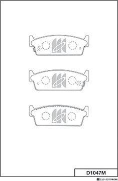 MK Kashiyama D1047M - Jarrupala, levyjarru inparts.fi