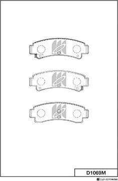 MK Kashiyama D1069M - Jarrupala, levyjarru inparts.fi