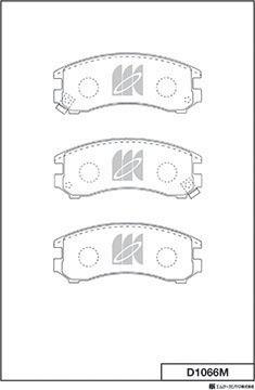 MK Kashiyama D1066M - Jarrupala, levyjarru inparts.fi