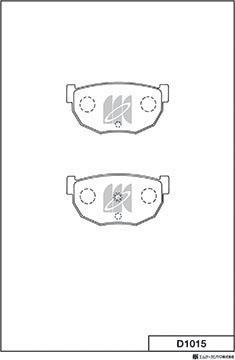 MK Kashiyama D1015 - Jarrupala, levyjarru inparts.fi