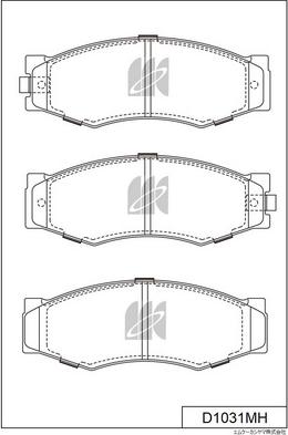 MK Kashiyama D1031MH - Jarrupala, levyjarru inparts.fi