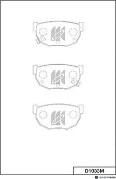 MK Kashiyama D1033M - Jarrupala, levyjarru inparts.fi