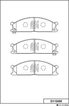 MK Kashiyama D1194M - Jarrupala, levyjarru inparts.fi