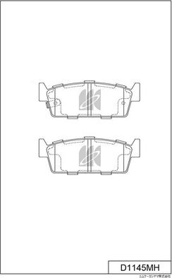 MK Kashiyama D1145MH - Jarrupala, levyjarru inparts.fi