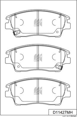 MK Kashiyama D11427MH - Jarrupala, levyjarru inparts.fi