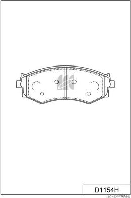 MK Kashiyama D1154H - Jarrupala, levyjarru inparts.fi