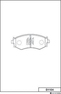 MK Kashiyama D1154 - Jarrupala, levyjarru inparts.fi