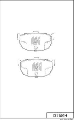 MK Kashiyama D1156H - Jarrupala, levyjarru inparts.fi