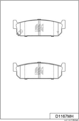 MK Kashiyama D1167MH - Jarrupala, levyjarru inparts.fi