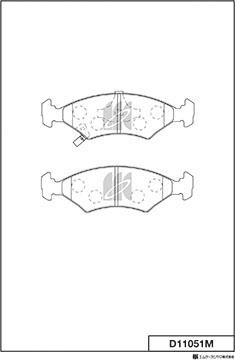 MK Kashiyama D11051M - Jarrupala, levyjarru inparts.fi