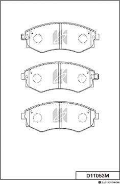 MK Kashiyama D11053M - Jarrupala, levyjarru inparts.fi