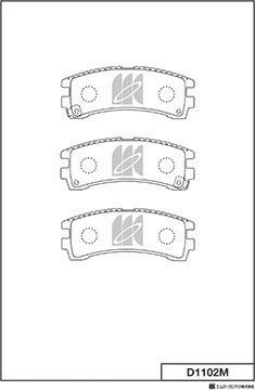 MK Kashiyama D1102M - Jarrupala, levyjarru inparts.fi