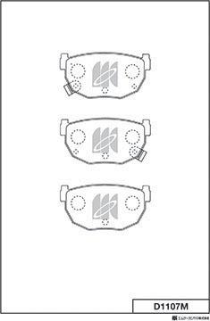 MK Kashiyama D1107M - Jarrupala, levyjarru inparts.fi