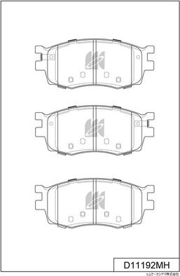 MK Kashiyama D11192MH - Jarrupala, levyjarru inparts.fi