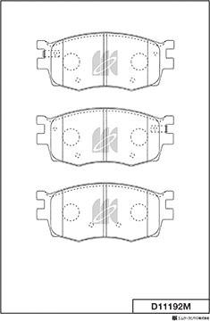 MK Kashiyama D11192M - Jarrupala, levyjarru inparts.fi