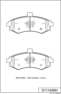 MK Kashiyama D11142MH - Jarrupala, levyjarru inparts.fi