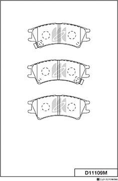 MK Kashiyama D11109M - Jarrupala, levyjarru inparts.fi