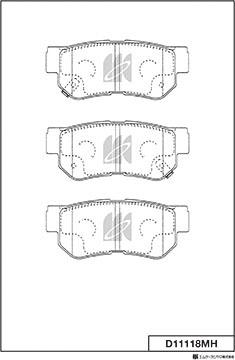 MK Kashiyama D11118MH - Jarrupala, levyjarru inparts.fi