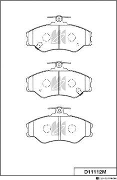 MK Kashiyama D11112M - Jarrupala, levyjarru inparts.fi