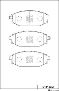 MK Kashiyama D11182M - Jarrupala, levyjarru inparts.fi