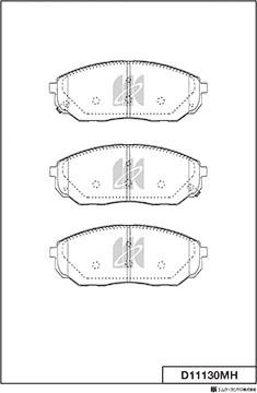 MK Kashiyama D11130MH - Jarrupala, levyjarru inparts.fi