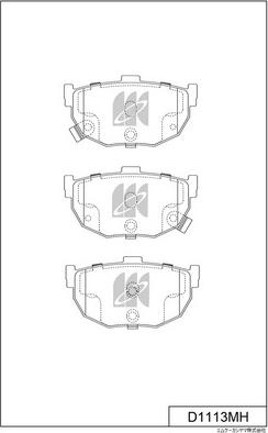 MK Kashiyama D1113MH - Jarrupala, levyjarru inparts.fi