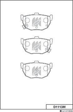 MK Kashiyama D1113M - Jarrupala, levyjarru inparts.fi