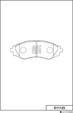 MK Kashiyama D11125 - Jarrupala, levyjarru inparts.fi