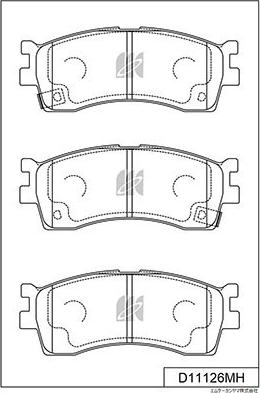 MK Kashiyama D11126MH - Jarrupala, levyjarru inparts.fi