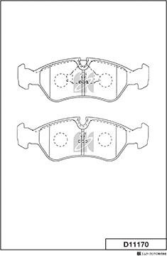 MK Kashiyama D11170 - Jarrupala, levyjarru inparts.fi