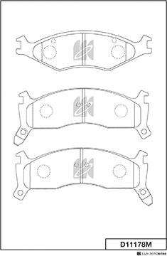 MK Kashiyama D11178M - Jarrupala, levyjarru inparts.fi