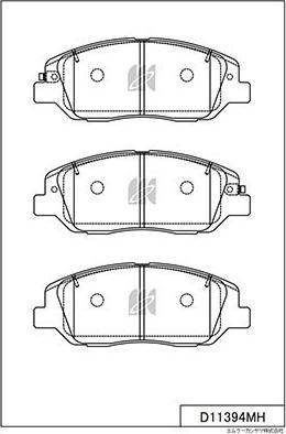 MK Kashiyama D11394MH - Jarrupala, levyjarru inparts.fi