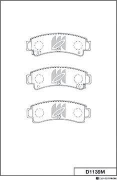 MK Kashiyama D1139M - Jarrupala, levyjarru inparts.fi